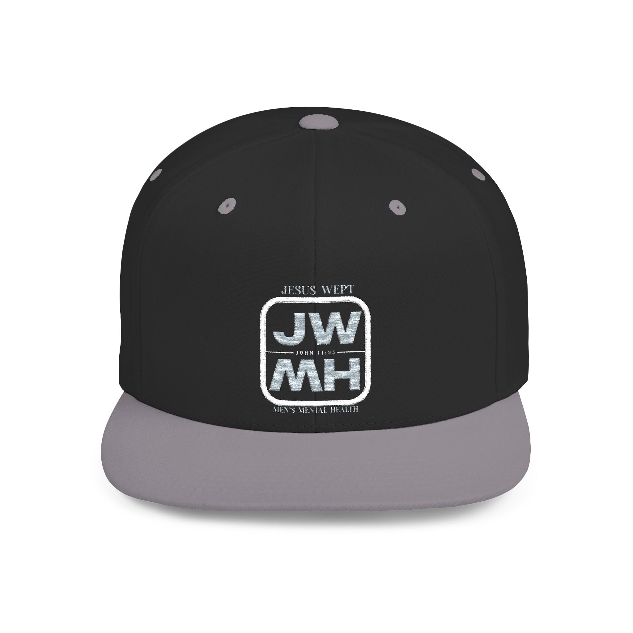 Jesus Wept Branded Flat Bill Snapback