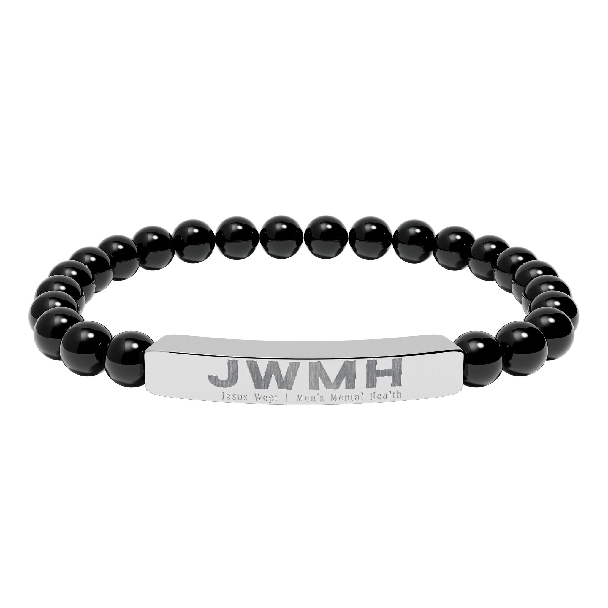 Jesus Wept Branded Stone Bracelet