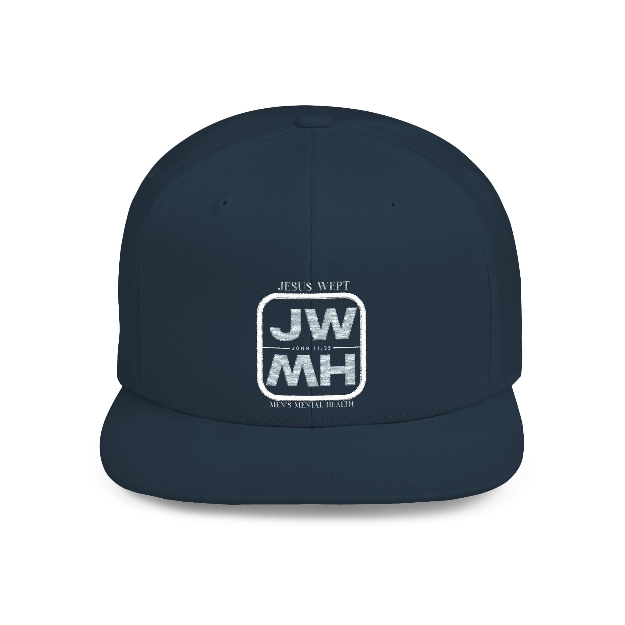 Jesus Wept Branded Flat Bill Snapback