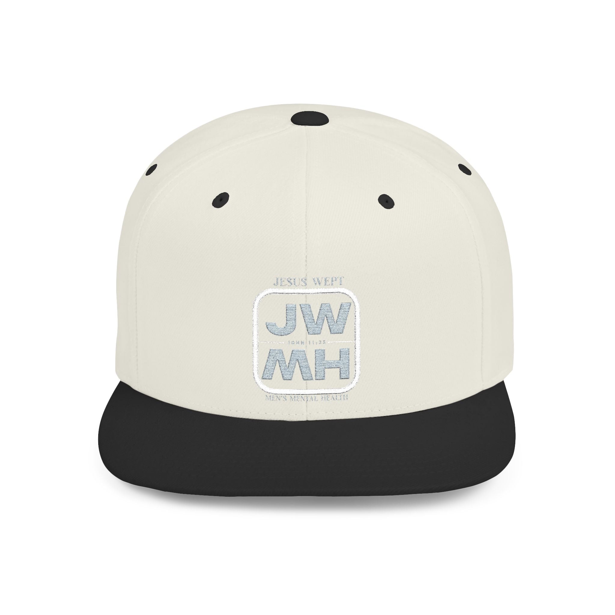 Jesus Wept Branded Flat Bill Snapback