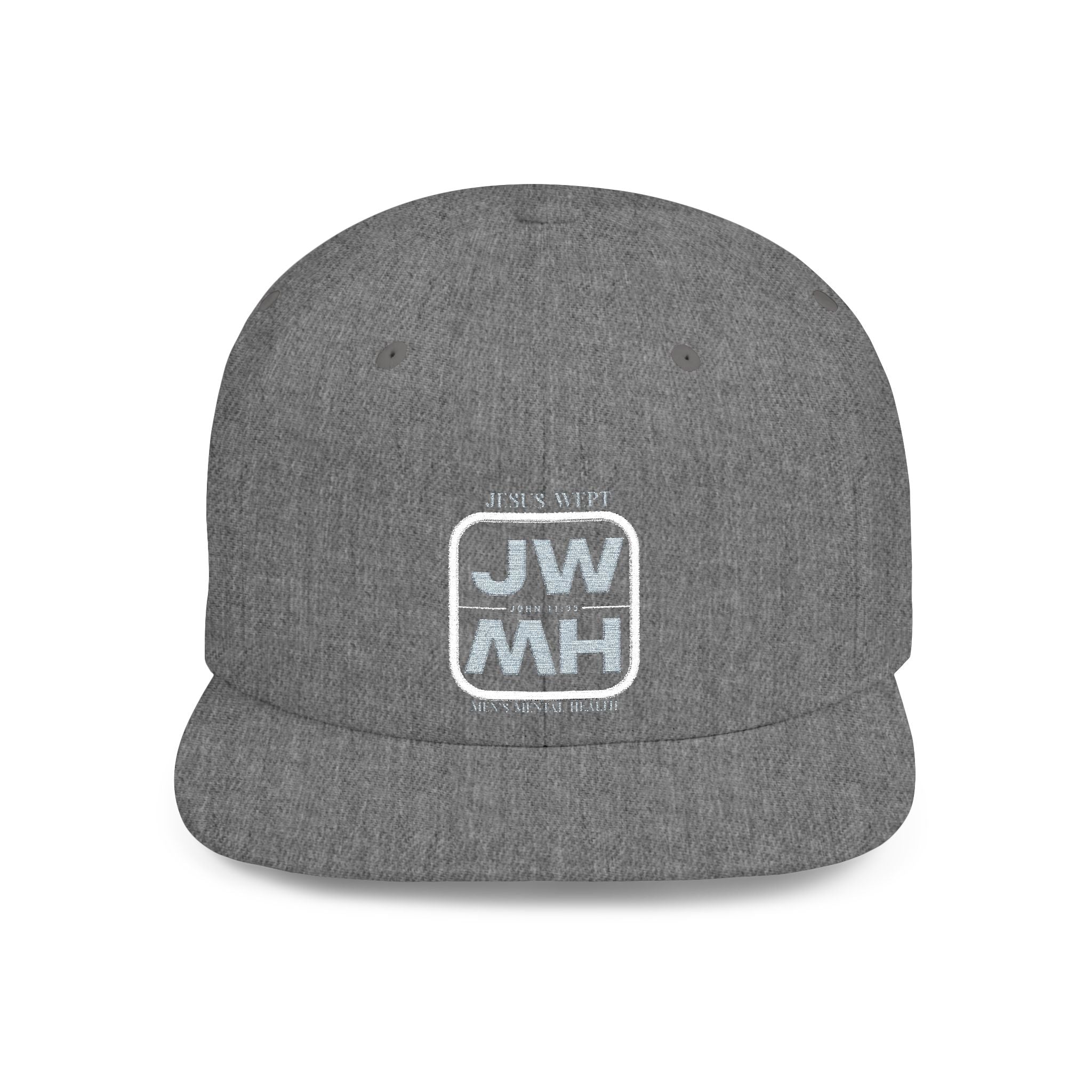 Jesus Wept Branded Flat Bill Snapback