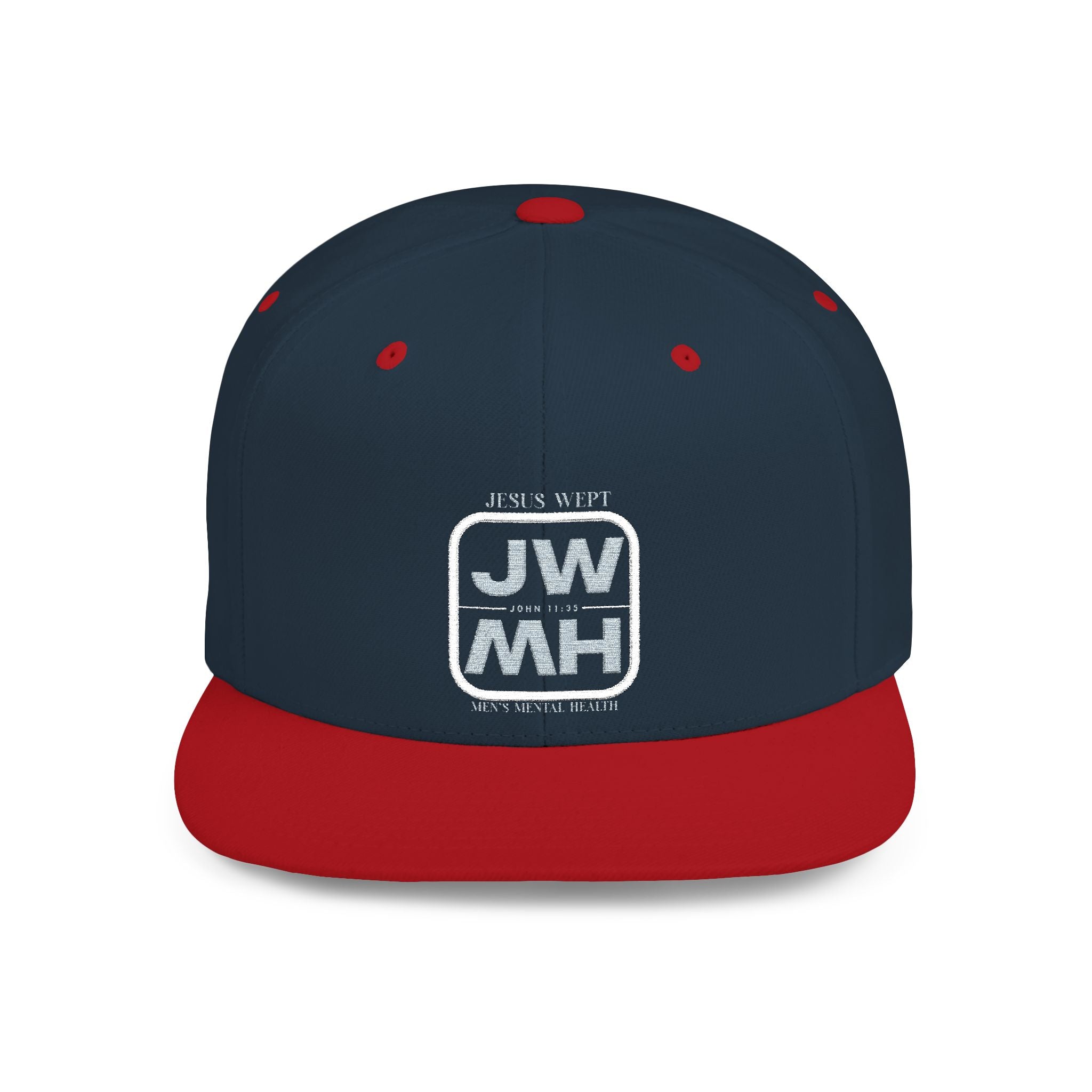Jesus Wept Branded Flat Bill Snapback